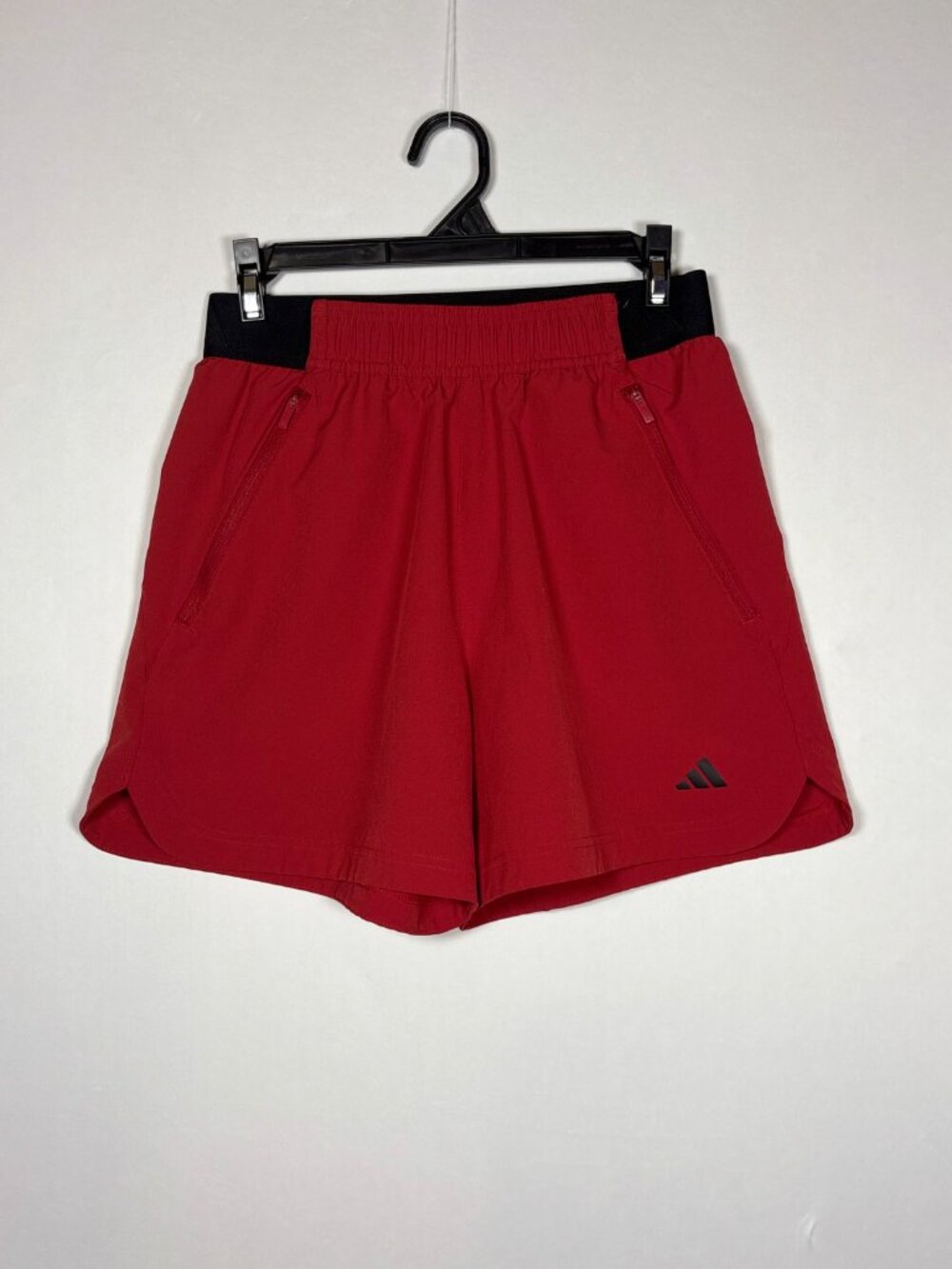 Adidas Red Black 5" Performance Training Shorts Mens Size S